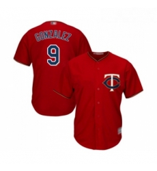 Youth Minnesota Twins 9 Marwin Gonzalez Replica Scarlet Alternate Cool Base Baseball Jersey Youth Minnesota Twins 9 Marwin Gonzalez Replica Scarlet Alternate Cool Base Baseball Jersey
