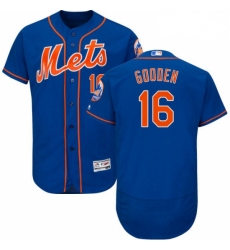 Mens Majestic New York Mets 16 Dwight Gooden Royal Blue Alternate Flex Base Authentic Collection MLB Jersey Mens Majestic New York Mets 16 Dwight Gooden Royal Blue Alternate Flex Base Authentic Collection MLB Jersey
