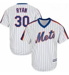 Mens Majestic New York Mets 30 Nolan Ryan Replica White Alternate Cool Base MLB Jersey Mens Majestic New York Mets 30 Nolan Ryan Replica White Alternate Cool Base MLB Jersey