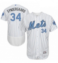 Mens Majestic New York Mets 34 Noah Syndergaard Authentic White 2016 Fathers Day Fashion Flex Base MLB Jersey Mens Majestic New York Mets 34 Noah Syndergaard Authentic White 2016 Fathers Day Fashion Flex Base MLB Jersey