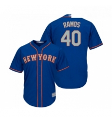 Mens New York Mets 40 Wilson Ramos Replica Royal Blue Alternate Road Cool Base Baseball Jersey Mens New York Mets 40 Wilson Ramos Replica Royal Blue Alternate Road Cool Base Baseball Jersey