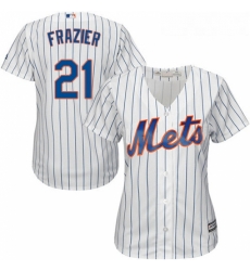 Womens Majestic New York Mets 21 Todd Frazier Authentic White Home Cool Base MLB Jersey Womens Majestic New York Mets 21 Todd Frazier Authentic White Home Cool Base MLB Jersey