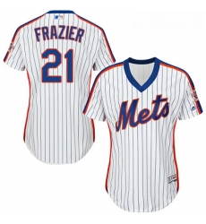 Womens Majestic New York Mets 21 Todd Frazier Replica White Alternate Cool Base MLB Jersey Womens Majestic New York Mets 21 Todd Frazier Replica White Alternate Cool Base MLB Jersey