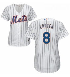 Womens Majestic New York Mets 8 Gary Carter Authentic White Home Cool Base MLB Jersey Womens Majestic New York Mets 8 Gary Carter Authentic White Home Cool Base MLB Jersey