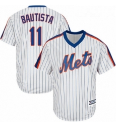 Youth Majestic New York Mets 11 Jose Bautista Authentic White Alternate Cool Base MLB Jersey Youth Majestic New York Mets 11 Jose Bautista Authentic White Alternate Cool Base MLB Jersey