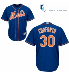Youth Majestic New York Mets 30 Michael Conforto Authentic Royal Blue Alternate Home Cool Base MLB Jersey Youth Majestic New York Mets 30 Michael Conforto Authentic Royal Blue Alternate Home Cool Base MLB Jersey