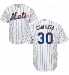 Youth Majestic New York Mets 30 Michael Conforto Authentic White Home Cool Base MLB Jersey Youth Majestic New York Mets 30 Michael Conforto Authentic White Home Cool Base MLB Jersey