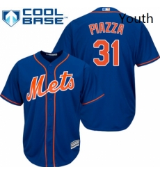 Youth Majestic New York Mets 31 Mike Piazza Authentic Royal Blue Alternate Home Cool Base MLB Jersey Youth Majestic New York Mets 31 Mike Piazza Authentic Royal Blue Alternate Home Cool Base MLB Jersey