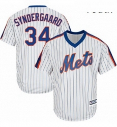 Youth Majestic New York Mets 34 Noah Syndergaard Authentic White Alternate Cool Base MLB Jersey Youth Majestic New York Mets 34 Noah Syndergaard Authentic White Alternate Cool Base MLB Jersey