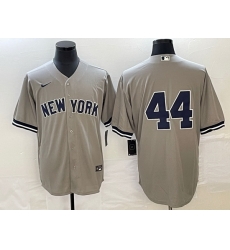 Men New York Yankees 44 Reggie Jackson Gray Cool Base Stitched Baseball Jersey Men New York Yankees 44 Reggie Jackson Gray Cool Base Stitched Baseball Jersey