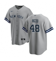 Men New York Yankees 48 Anthony Rizzo Grey Cool Base Stitched Baseball Jersey Men New York Yankees 48 Anthony Rizzo Grey Cool Base Stitched Baseball Jersey