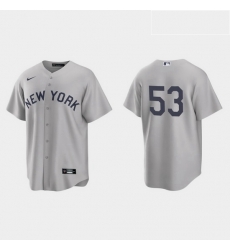 Men New York Yankees 53 Zack Britton Men Nike Gray 2021 Field of Dreams Game MLB Jersey Men New York Yankees 53 Zack Britton Men Nike Gray 2021 Field of Dreams Game MLB Jersey