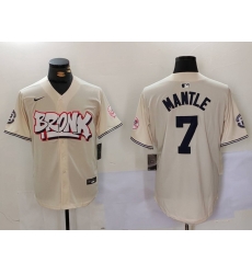 Men New York Yankees 7 Mickey Mantle The Bronx Graffiti V2 Vapor Limited Stitched Baseball Jersey 2 Men New York Yankees 7 Mickey Mantle The Bronx Graffiti V2 Vapor Limited Stitched Baseball Jersey 2