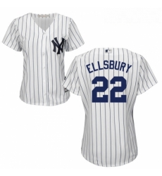 Womens Majestic New York Yankees 22 Jacoby Ellsbury Authentic White Home MLB Jersey Womens Majestic New York Yankees 22 Jacoby Ellsbury Authentic White Home MLB Jersey
