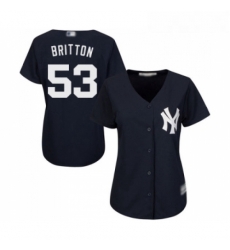 Womens New York Yankees 53 Zach Britton Authentic Navy Blue Alternate Baseball Jersey Womens New York Yankees 53 Zach Britton Authentic Navy Blue Alternate Baseball Jersey