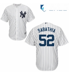Youth Majestic New York Yankees 52 CC Sabathia Replica White Home MLB Jersey Youth Majestic New York Yankees 52 CC Sabathia Replica White Home MLB Jersey