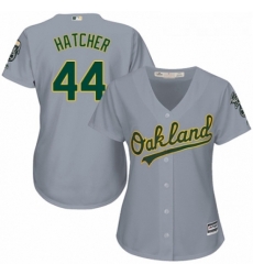 Womens Majestic Oakland Athletics 44 Chris Hatcher Replica Grey Road Cool Base MLB Jersey Womens Majestic Oakland Athletics 44 Chris Hatcher Replica Grey Road Cool Base MLB Jersey