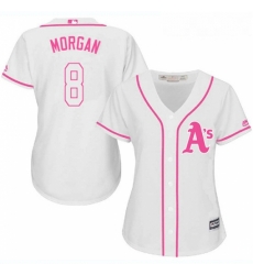 Womens Majestic Oakland Athletics 8 Joe Morgan Replica White Fashion Cool Base MLB Jersey Womens Majestic Oakland Athletics 8 Joe Morgan Replica White Fashion Cool Base MLB Jersey