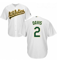 Youth Majestic Oakland Athletics 2 Khris Davis Authentic White Home Cool Base MLB Jersey Youth Majestic Oakland Athletics 2 Khris Davis Authentic White Home Cool Base MLB Jersey