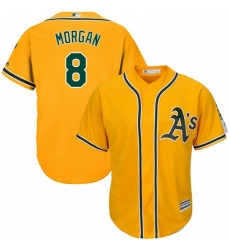 Youth Majestic Oakland Athletics 8 Joe Morgan Replica Gold Alternate 2 Cool Base MLB Jersey Youth Majestic Oakland Athletics 8 Joe Morgan Replica Gold Alternate 2 Cool Base MLB Jersey
