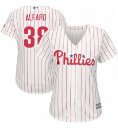 Womens Majestic Philadelphia Phillies 38 Jorge Alfaro Authentic WhiteRed Strip Home Cool Base MLB Jersey Womens Majestic Philadelphia Phillies 38 Jorge Alfaro Authentic WhiteRed Strip Home Cool Base MLB Jersey