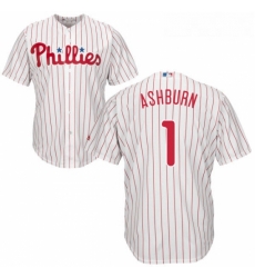 Youth Majestic Philadelphia Phillies 1 Richie Ashburn Replica WhiteRed Strip Home Cool Base MLB Jersey Youth Majestic Philadelphia Phillies 1 Richie Ashburn Replica WhiteRed Strip Home Cool Base MLB Jersey