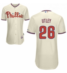 Youth Majestic Philadelphia Phillies 26 Chase Utley Replica Cream Alternate Cool Base MLB Jersey Youth Majestic Philadelphia Phillies 26 Chase Utley Replica Cream Alternate Cool Base MLB Jersey
