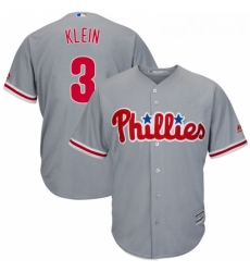 Youth Majestic Philadelphia Phillies 3 Chuck Klein Authentic Grey Road Cool Base MLB Jersey Youth Majestic Philadelphia Phillies 3 Chuck Klein Authentic Grey Road Cool Base MLB Jersey