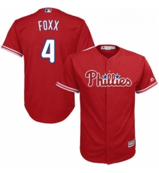 Youth Majestic Philadelphia Phillies 4 Jimmy Foxx Authentic Red Alternate Cool Base MLB Jersey Youth Majestic Philadelphia Phillies 4 Jimmy Foxx Authentic Red Alternate Cool Base MLB Jersey