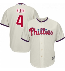 Youth Majestic Philadelphia Phillies 4 Jimmy Foxx Replica Cream Alternate Cool Base MLB Jersey Youth Majestic Philadelphia Phillies 4 Jimmy Foxx Replica Cream Alternate Cool Base MLB Jersey