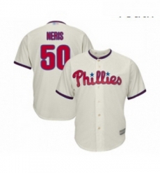 Youth Philadelphia Phillies 50 Hector Neris Replica Cream Alternate Cool Base Baseball Jersey Youth Philadelphia Phillies 50 Hector Neris Replica Cream Alternate Cool Base Baseball Jersey