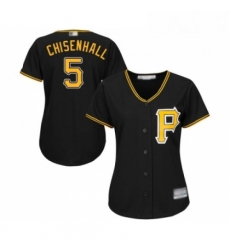 Womens Pittsburgh Pirates 5 Lonnie Chisenhall Replica Black Alternate Cool Base Baseball Jersey Womens Pittsburgh Pirates 5 Lonnie Chisenhall Replica Black Alternate Cool Base Baseball Jersey