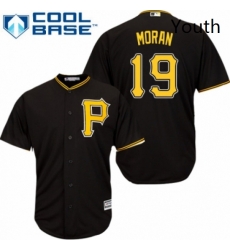 Youth Majestic Pittsburgh Pirates 19 Colin Moran Authentic Black Alternate Cool Base MLB Jersey Youth Majestic Pittsburgh Pirates 19 Colin Moran Authentic Black Alternate Cool Base MLB Jersey