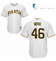 Youth Majestic Pittsburgh Pirates 46 Ivan Nova Authentic White Home Cool Base MLB Jersey Youth Majestic Pittsburgh Pirates 46 Ivan Nova Authentic White Home Cool Base MLB Jersey
