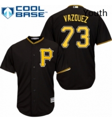 Youth Majestic Pittsburgh Pirates 73 Felipe Vazquez Replica Black Alternate Cool Base MLB Jersey Youth Majestic Pittsburgh Pirates 73 Felipe Vazquez Replica Black Alternate Cool Base MLB Jersey