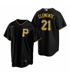 Youth Nike Pittsburgh Pirates 21 Roberto Clemente Black Alternate Stitched Baseball Jersey Youth Nike Pittsburgh Pirates 21 Roberto Clemente Black Alternate Stitched Baseball Jersey