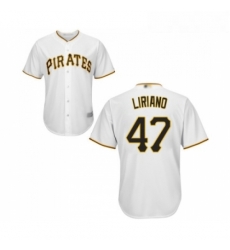 Youth Pittsburgh Pirates 47 Francisco Liriano Replica White Home Cool Base Baseball Jersey Youth Pittsburgh Pirates 47 Francisco Liriano Replica White Home Cool Base Baseball Jersey