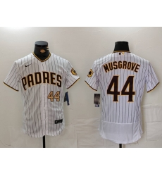 Men San Diego Padres 44 Joe Musgrove White 2024 Home Limited Stitched Baseball Jersey 3 Men San Diego Padres 44 Joe Musgrove White 2024 Home Limited Stitched Baseball Jersey 3
