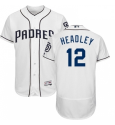 Mens Majestic San Diego Padres 12 Chase Headley White Home Flex Base Authentic Collection MLB Jersey Mens Majestic San Diego Padres 12 Chase Headley White Home Flex Base Authentic Collection MLB Jersey