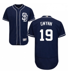 Mens Majestic San Diego Padres 19 Tony Gwynn Navy Blue Alternate Flex Base Authentic Collection MLB Jersey Mens Majestic San Diego Padres 19 Tony Gwynn Navy Blue Alternate Flex Base Authentic Collection MLB Jersey