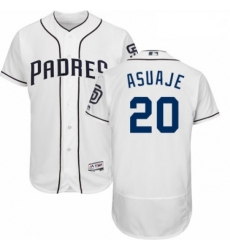 Mens Majestic San Diego Padres 20 Carlos Asuaje White Home Flex Base Authentic Collection MLB Jersey Mens Majestic San Diego Padres 20 Carlos Asuaje White Home Flex Base Authentic Collection MLB Jersey