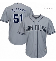 Mens Majestic San Diego Padres 51 Trevor Hoffman Authentic Grey Road Cool Base MLB Jersey Mens Majestic San Diego Padres 51 Trevor Hoffman Authentic Grey Road Cool Base MLB Jersey