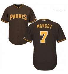 Mens Majestic San Diego Padres 7 Manuel Margot Replica Brown Alternate Cool Base MLB Jersey Mens Majestic San Diego Padres 7 Manuel Margot Replica Brown Alternate Cool Base MLB Jersey