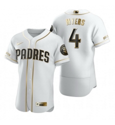 San Diego Padres 4 Wil Myers White Nike Mens Authentic Golden Edition MLB Jersey San Diego Padres 4 Wil Myers White Nike Mens Authentic Golden Edition MLB Jersey
