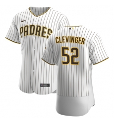San Diego Padres 52 Mike Clevinger Men Nike White Brown Home 2020 Authentic Player Jersey San Diego Padres 52 Mike Clevinger Men Nike White Brown Home 2020 Authentic Player Jersey