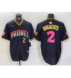 men san diego padres 2 xander bogaerts black cool base stitched baseball jersey II men san diego padres 2 xander bogaerts black cool base stitched baseball jersey II