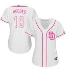 Womens Majestic San Diego Padres 18 Austin Hedges Authentic White Fashion Cool Base MLB Jersey Womens Majestic San Diego Padres 18 Austin Hedges Authentic White Fashion Cool Base MLB Jersey