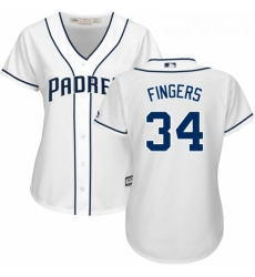 Womens Majestic San Diego Padres 34 Rollie Fingers Authentic White Home Cool Base MLB Jersey Womens Majestic San Diego Padres 34 Rollie Fingers Authentic White Home Cool Base MLB Jersey