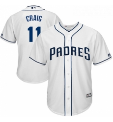 Youth Majestic San Diego Padres 11 Allen Craig Authentic White Home Cool Base MLB Jersey Youth Majestic San Diego Padres 11 Allen Craig Authentic White Home Cool Base MLB Jersey