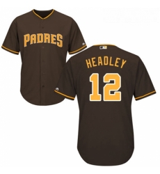 Youth Majestic San Diego Padres 12 Chase Headley Authentic Brown Alternate Cool Base MLB Jersey Youth Majestic San Diego Padres 12 Chase Headley Authentic Brown Alternate Cool Base MLB Jersey